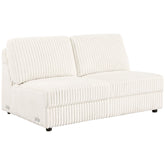 Orleans Furniture - Coaster - Emberson Upholstered Armless Loveseat Ivory - 508853